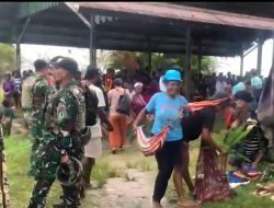 Satgas Pamtas Yonif 645/GTY Laksanakan Binter ke Masyarakat Apalipsili
