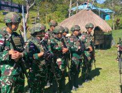 Satgas Yonif 645/Gty Berikan Pelayanan Kesehatan bagi Warga Distrik Eragayam