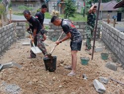 Bantuan Presiden Prabowo,TNI Rehab Rumah Naofaondu Fau Warga Nias Selatan