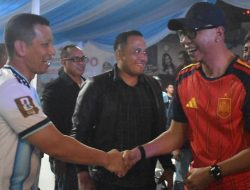 Danrem 043/Gatam dan Forkopimda Lampung Nobar Final Piala Dunia dengan Masyarakat