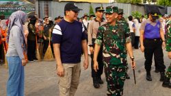 Sambut HUT ke-1 Kodam XXI/RI, Brigjen TNI Sumarlin Marzuki Pimpin Aksi Bersih Pasar Cendrawasih