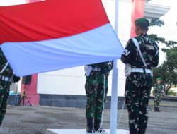 Gelar Upacara Mingguan, Korem 132/Tdl Tingkatkan Disiplin dan Profesionalisme Prajurit