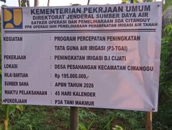 Kelompok P3A Tani Makmur Jaya Pesahangan Cilacap Resmi Selesaikan Program P3-TGAI