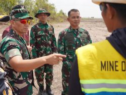 Danrem 043/Gatam Kunjungi Lokasi CSR di Kampung Ringin Sari Tulang Bawang
