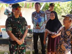 Tinjau TMMD ke-129 Kodim 0412/LU di Sungkai Utara,Danrem 043/Gatam Usul Tambah MCK