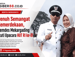 Penuh Semangat Kemerdekaan, Pemdes Mekargading Ikuti Upacara HUT RI ke-81