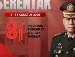 Sambut HUT RI ke-81,Polda Sulsel Minta Masyarakat Kibarkan Bendera Merah Putih