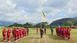 Satgas Yonif 645/GTY Latih dan Siapkan Paskibraka Kabupaten Yalimo