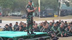 Danrem 043/Gatam Hadiri Penutupan Lomba Binsat HUT ke-1 Kodam XXI/RI