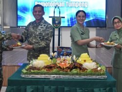 Kodam XXI/Radin Inten Syukuran HUT ke-1,Tegaskan Komitmen Bekerja dengan Hati
