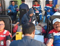 Bantu Sesama dan Bangun Budaya Sehat,PT PPN Kilang Balongan Gelar Aksi Donor Darah
