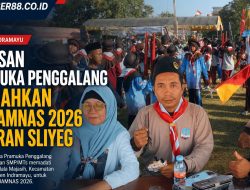 Ratusan Pramuka Penggalang Meriahkan ITA JAMNAS 2026 Kwaran Sliyeg