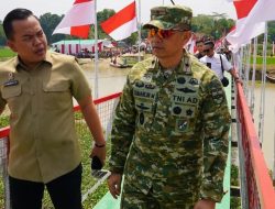 Danrem 043/Gatam Hadiri Launching 2.500 Jembatan Perintis Garuda dan 3.000 Titik Air Bersih