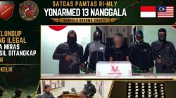 Satgas Yonarmed 13/Nanggala Gagalkan Penyelundupan Miras Ilegal di Perbatasan