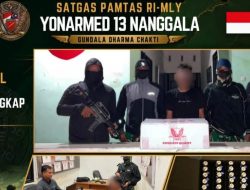 Satgas Yonarmed 13/Nanggala Gagalkan Penyelundupan Miras Ilegal di Perbatasan