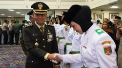 Kolonel Kav Roli Dewanto Hadiri Pengukuhan Paskibraka Provinsi Lampung 2026
