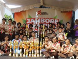 Pangkalan Pramuka SMPN 1 Anjatan Sabet Juara Umum Jamran HUT GP ke-65 Kwarran Anjatan