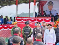Semangat Kemerdekaan RI ke-81, Pos Kout Elelim Laksanakan Upacara dan perlombaan