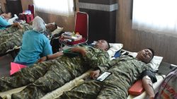 Sambut Hari Jadinya yang ke-79, Korem 043/Gatam Gelar Donor Darah