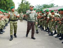 Didampingi Kasdam I/BB,Menhan RI Kunjungi Yonif TP 902/SPG, Tinjau Fasilitas