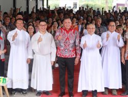 Hadiri HUT ke-4 Gereja Paroki Kranggan, Tri Adhianto Minta Doakan Korban Bencana di Indonesia