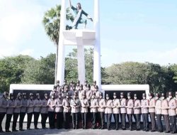 Peringati Hari Jadi Polwan ke-78, Polwan Polres Bone Ziarah dan Tabur Bunga di TMP Watampone