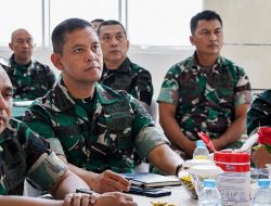 Kasrem 043/Gatam Hadiri Monitoring Tim Penyuluh Karhutla Kodam XXI/RI