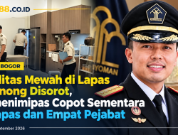 Buntut Temuan Ombudsman, Kemenimipas Nonaktifkan Kalapas Cibinong dan Empat Pejabat