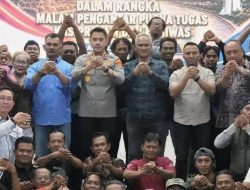 Bareng Puluhan Awak Media,Polres Indramayu Lepas Purna Bakti Kasi Propam dan Kasiwas
