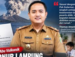 Sikapi Abu Vulkanik Anak Krakatau, Gubernur Lampung Instruksikan KBM Secara Daring