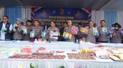 Polda Lampung Ungkap 379 Kasus Narkoba dan Sita 85,9 Kg Sabu dalam Operasi Antik Krakatau