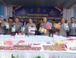 Polda Lampung Ungkap 379 Kasus Narkoba dan Sita 85,9 Kg Sabu dalam Operasi Antik Krakatau