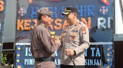 Ucapkan Selamat Hari Lahir Kejaksaan ke-81,Kapolres Sinjai Bawa Nasi Tumpeng Temui Kajari Sinjai