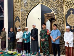 Satgas Yonarmed 13/Nanggala Peringati Maulid Nabi Muhammad SAW di Masjid Al-Hidayah