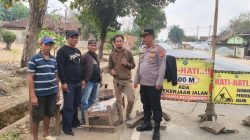 Perbaikan Jalinsum Blambangan Pagar,Polsek Abung Selatan Minta Warga Tak Lakukan Pemerasaan