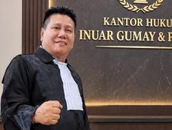 Inuar Gumay Bantah Kliennya tunggak Pembayaran logistik ke Pihak CV Raysa Hoki Kontruksi