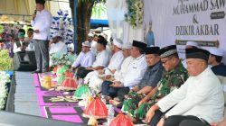 Danrem 132/Tadulako Hadiri Maulid Nabi Muhammad SAW 1448 H dan Dzikir Akbar