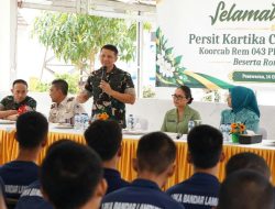 Gelar Baksos,Danrem 043/Gatam Motivasi Anak Binaan LPKA
