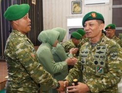 Pangkat Naik, Danrem 043/Gatam Tegaskan Peningkatan Tanggung Jawab