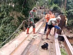 Pembangunan Jembatan Bah Boluk di Simalungun Capai Progres 41,10 Persen